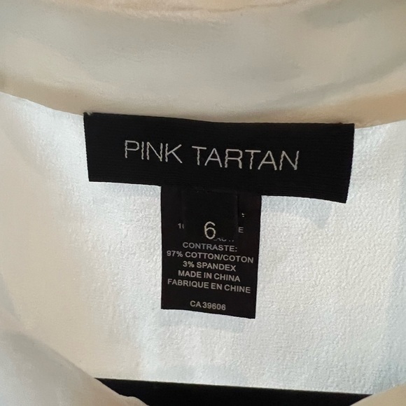 Pink Tartan size 6 blouse. - Picture 3 of 3